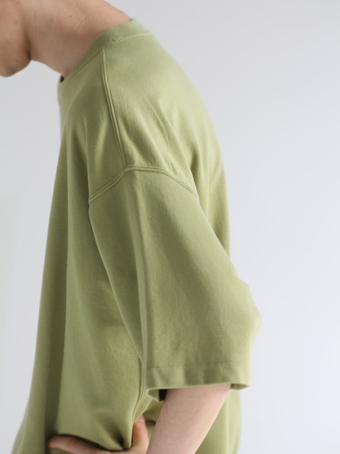 오라리 auralee 슈퍼 하이 게이지 냅드 스웨트 티셔츠 상품이미지3