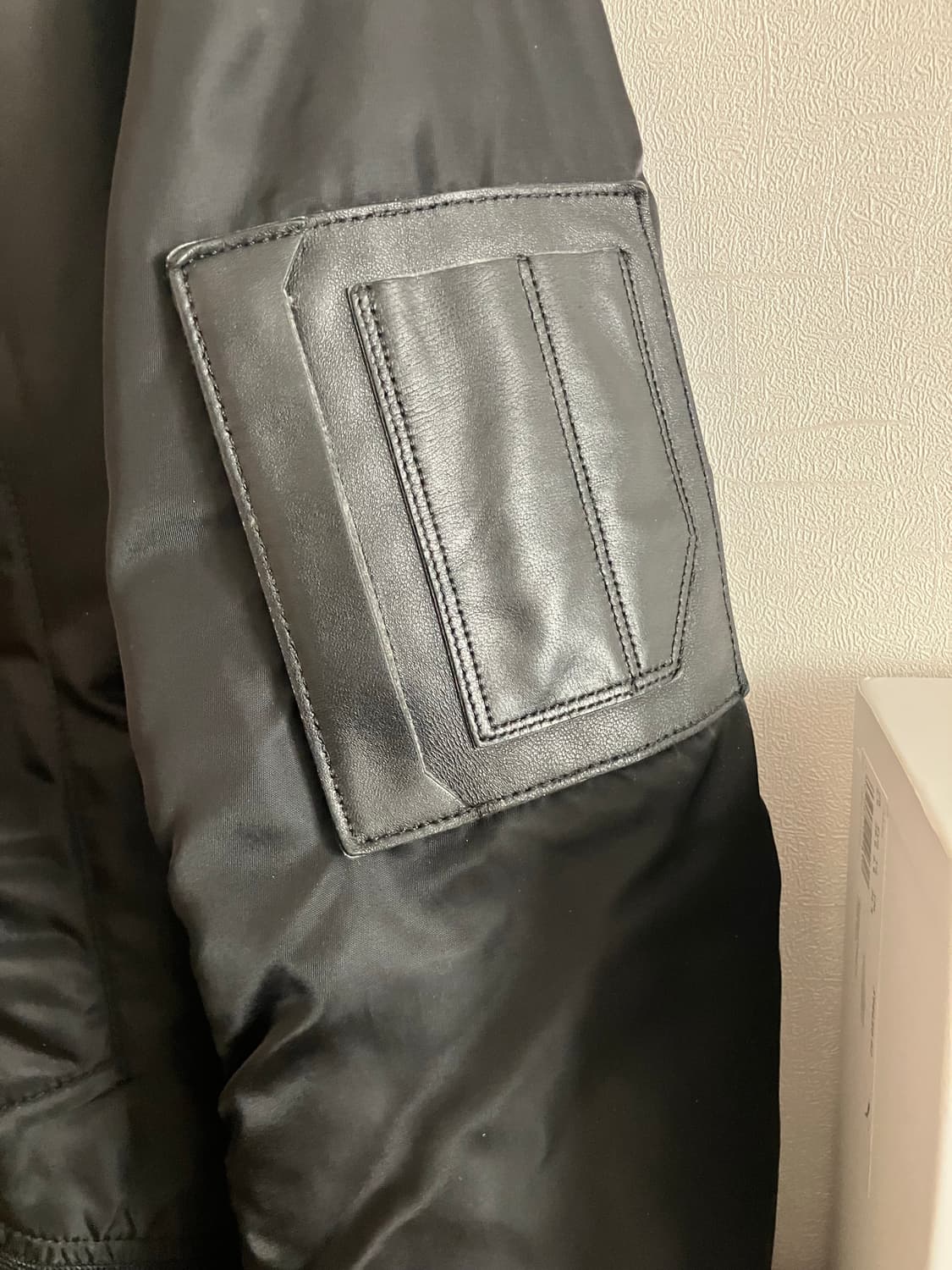 준지 21FW 패디드 데님트러커 봄버 44 (세미오버핏 S) 상품이미지7