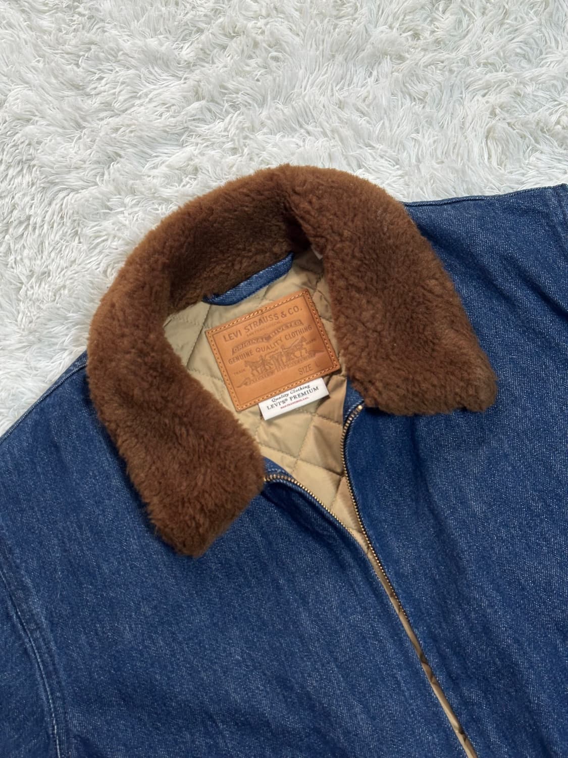 리바이스 데님 퀼팅 워크 자켓 L 상품이미지4