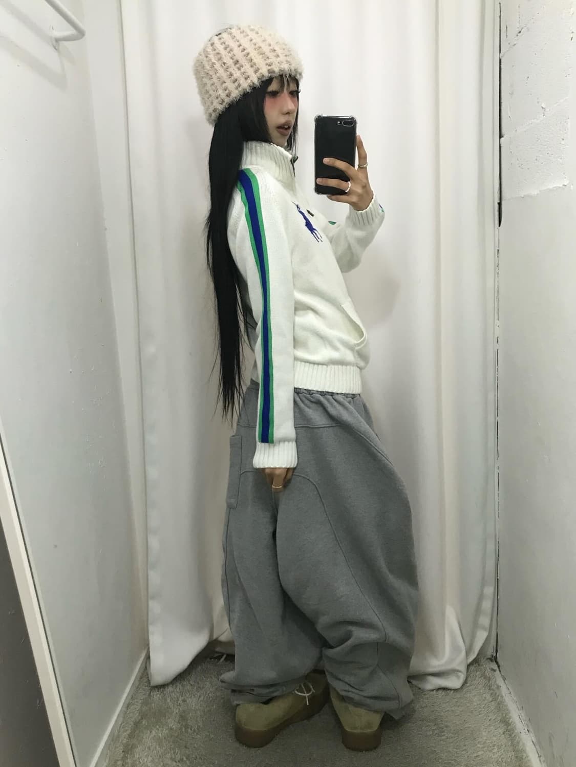 < Polo Big Pony Knit Zip-Up ⭐️Rare⭐️  상품이미지6