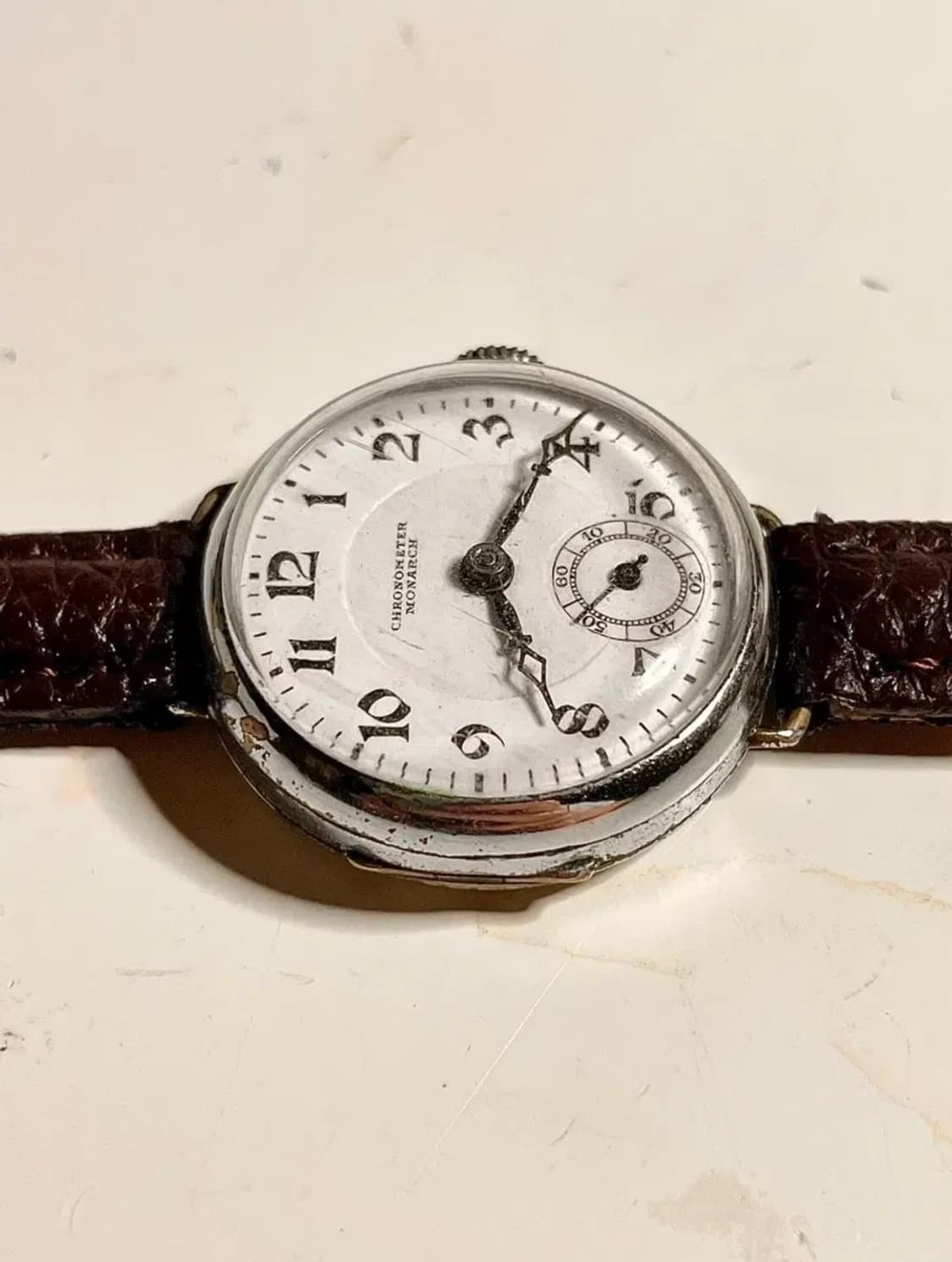 1920년대 빈티지 스위스제 트렌치 워치 수동 시계 엔틱 SWISS 상품이미지5