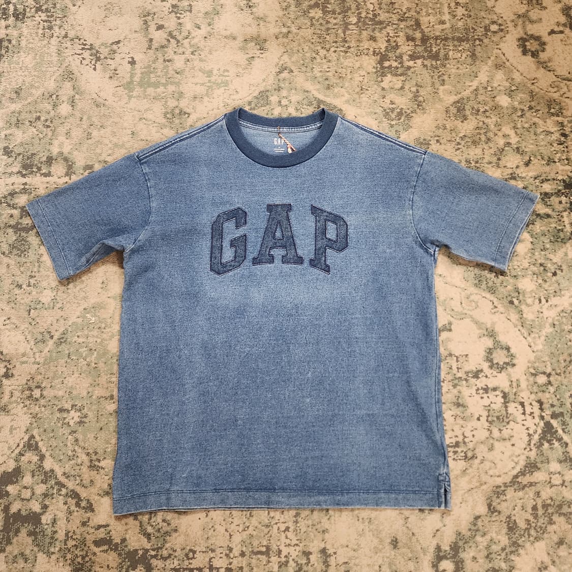 GAP 링거넥 인디고 하프티 상품이미지1