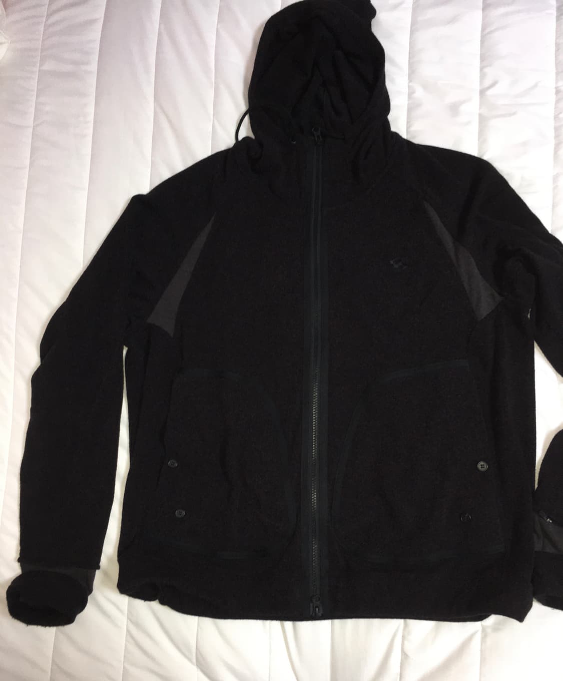 4 산산기어 KAPAS KNIT ZIP-UP BLACK 카파스 니트 집업 상품이미지4