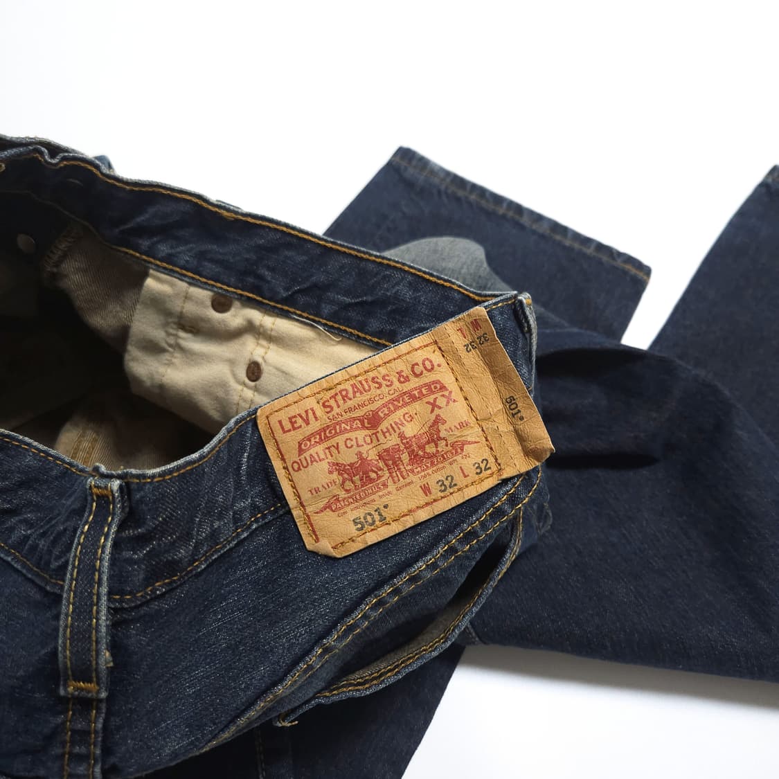 리바이스 00s 501 빈티지 워싱 데님 팬츠 상품이미지6