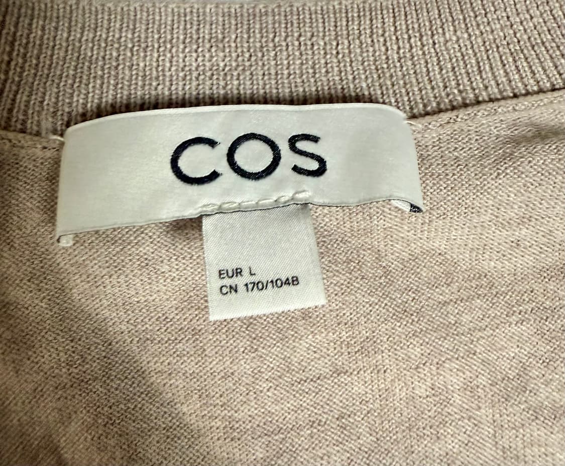 COS Wool Beige Minimal Knit (L) 상품이미지3