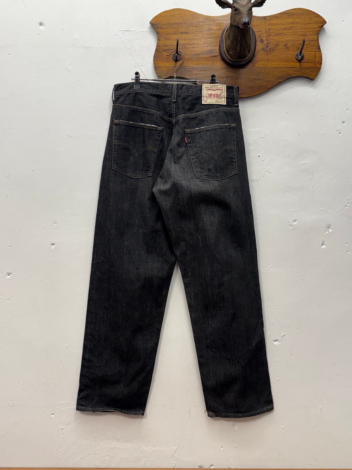 Japan Levi's 569 Loose Straight Black De 상품이미지1