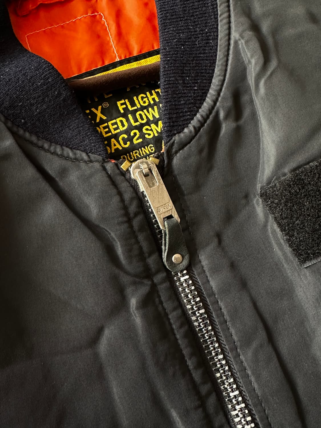 AVIREX MA-1 백 로고 플라이트 자켓 상품이미지6