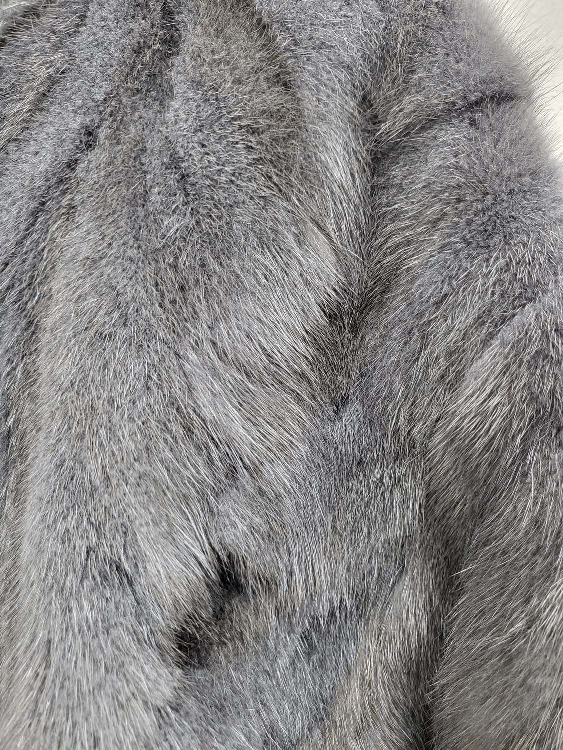 MEREHANE 천연밍크 모피숏자켓 그레이실버 S 90 새제품 상품이미지8