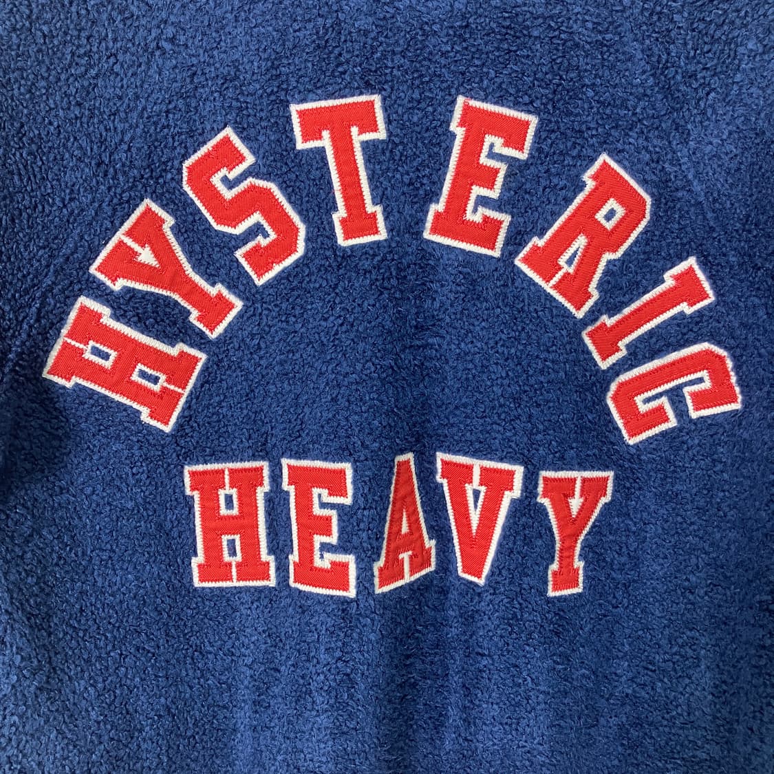 히스테릭 글래머 블루 플리스 집업 자켓  상품이미지6