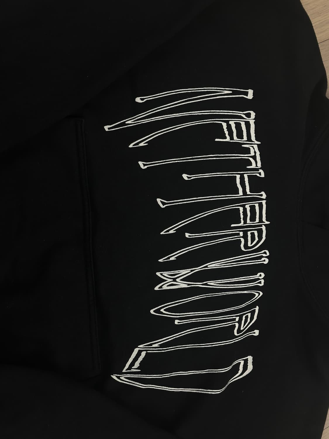 네더월드 블랙 후드티s 상품이미지5