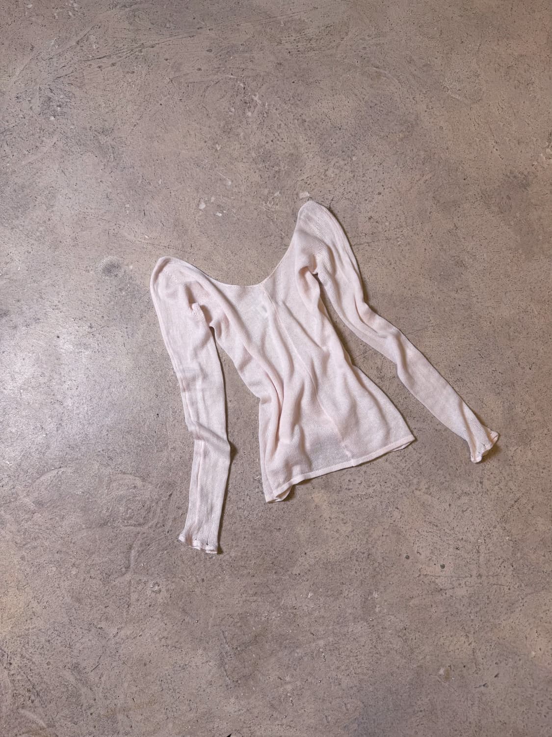 루즈핏 시스루 니트 상품이미지1