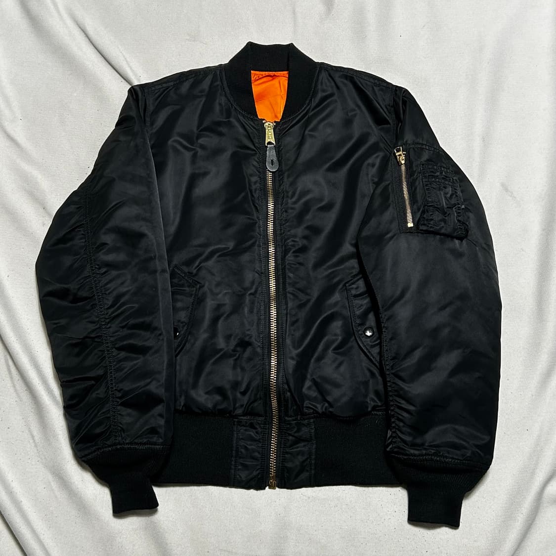 XS 알파인더스트리 리버시블 MA-1 항공 자켓 상품이미지2