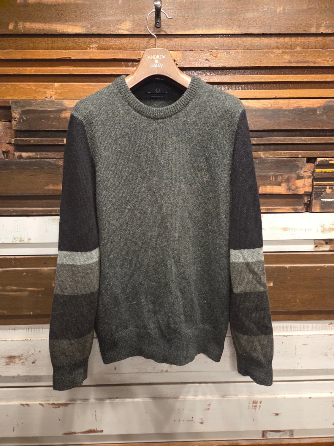 프레드페리 스코틀랜드 램스울니트 상품이미지1