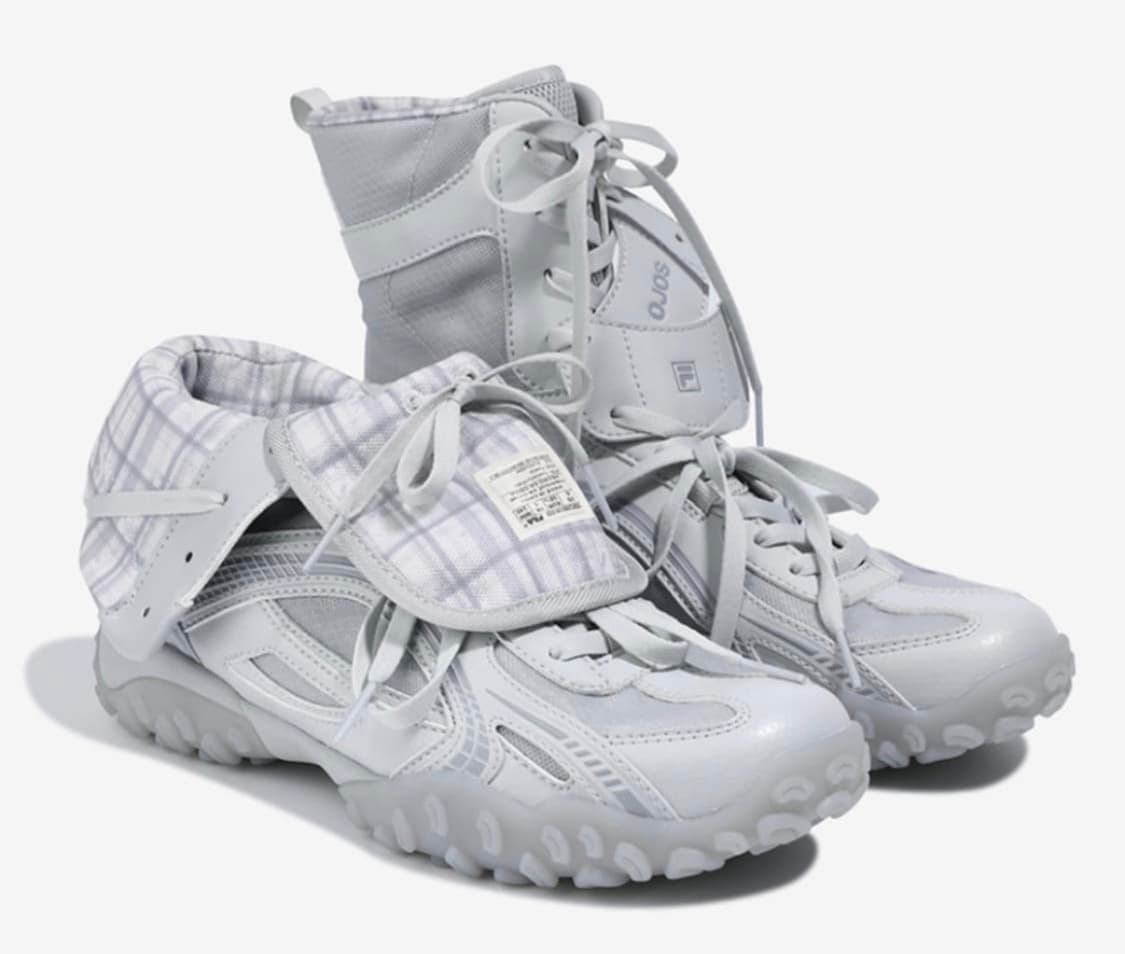 오호스X휠라 에샤페 미드 그레이 (키트X) 250 상품이미지2