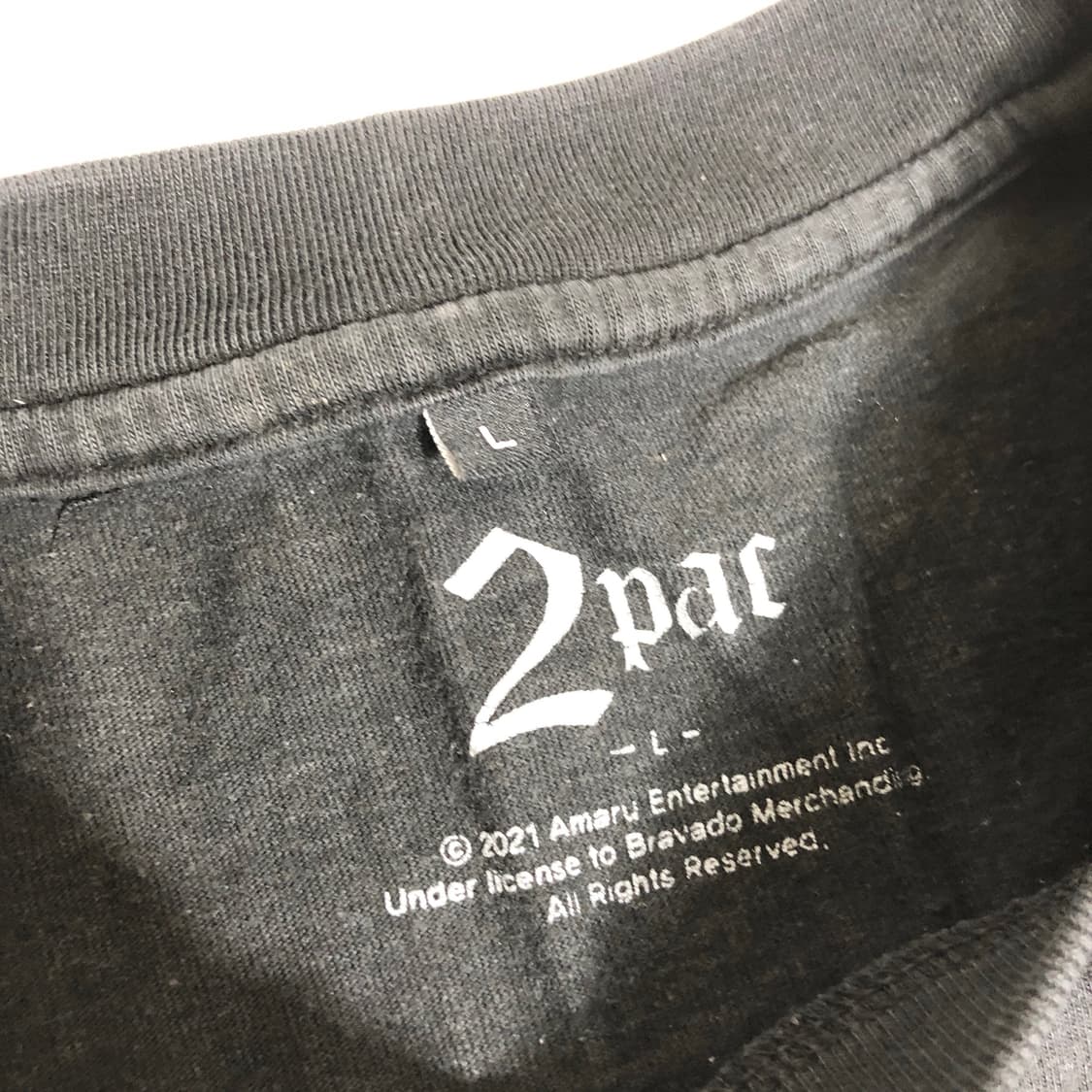 2pac 투팍 반팔 L 상품이미지2