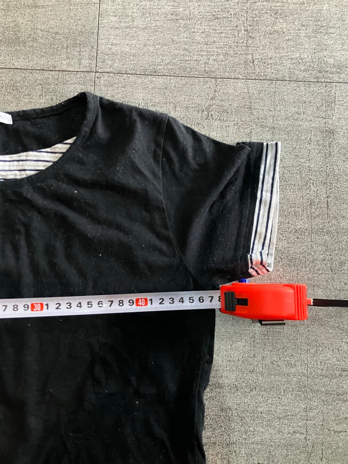 일본빈티지 Cinemaclub 하구미모리걸 할메카지 레이어드 반팔티셔츠 상품이미지2