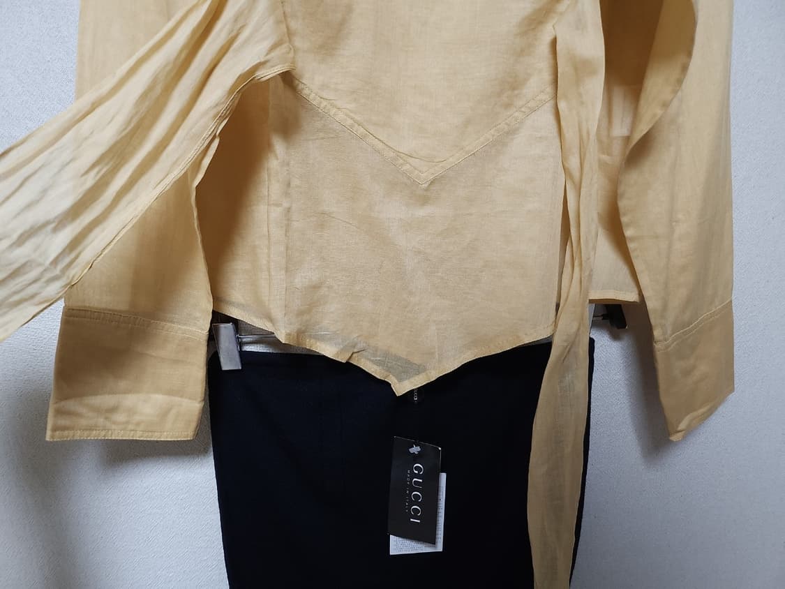 GUCCI 구찌 오버핏 언발란스 블라우스 F 상품이미지8