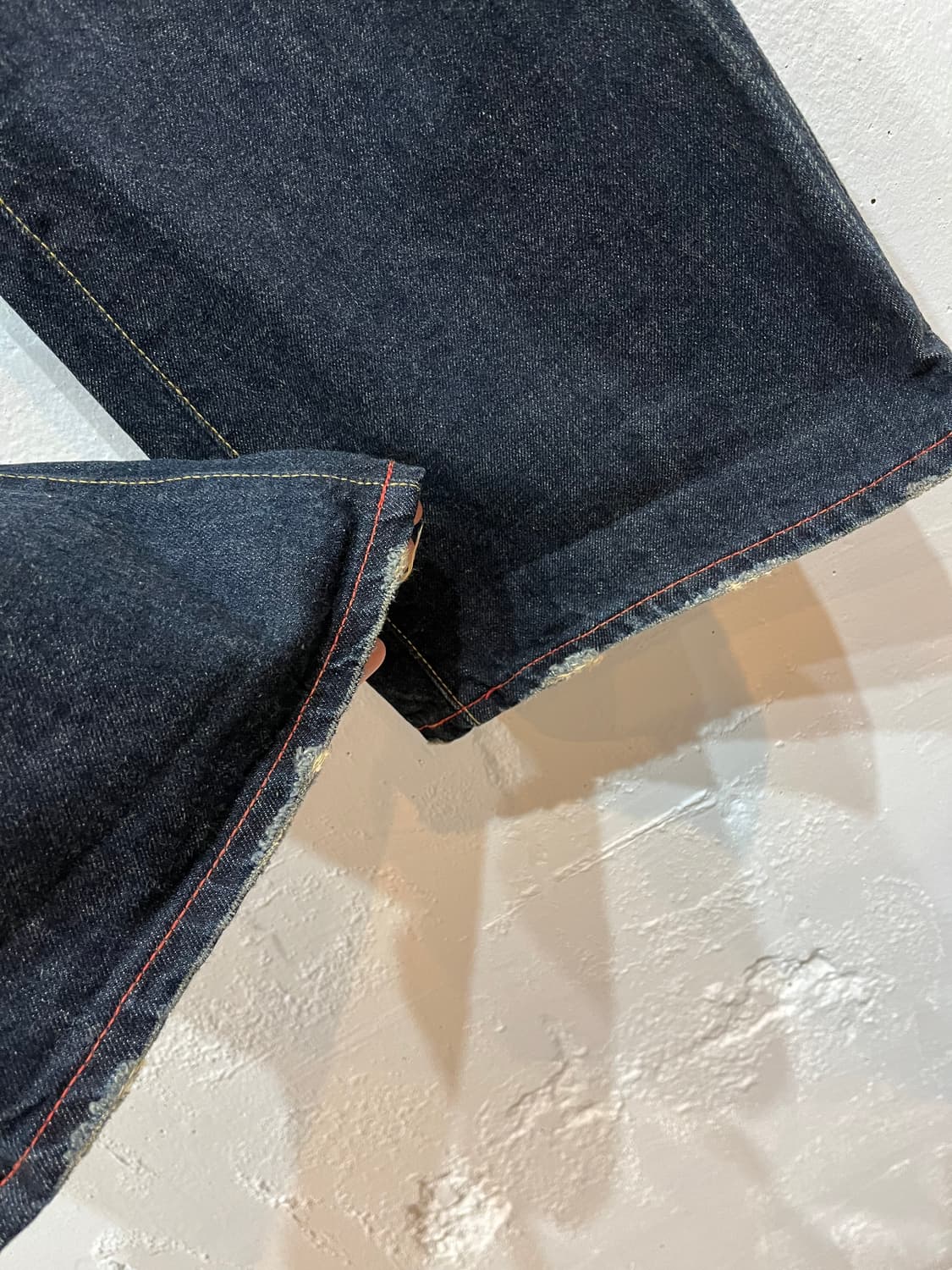 00s 리바이스 셀비지 로우라이즈 부츠컷 데님팬츠 Made in JPN 상품이미지5