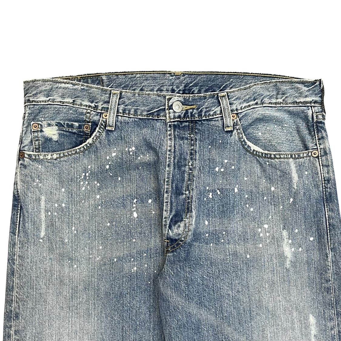 00s 리바이스 501 페인팅 데님팬츠 상품이미지3