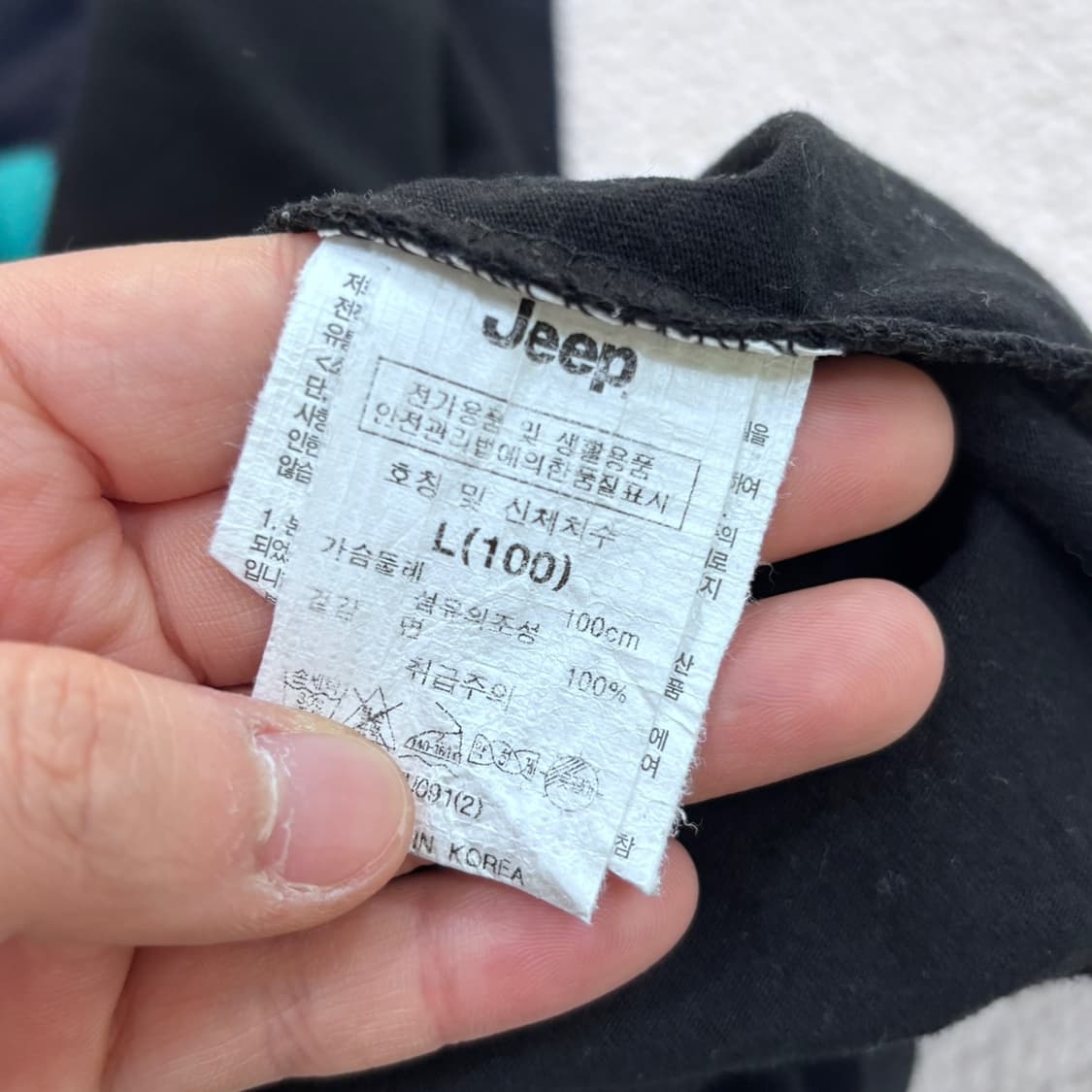 L 지프 빅로고 프린팅 반팔 티셔츠 0413E 상품이미지4