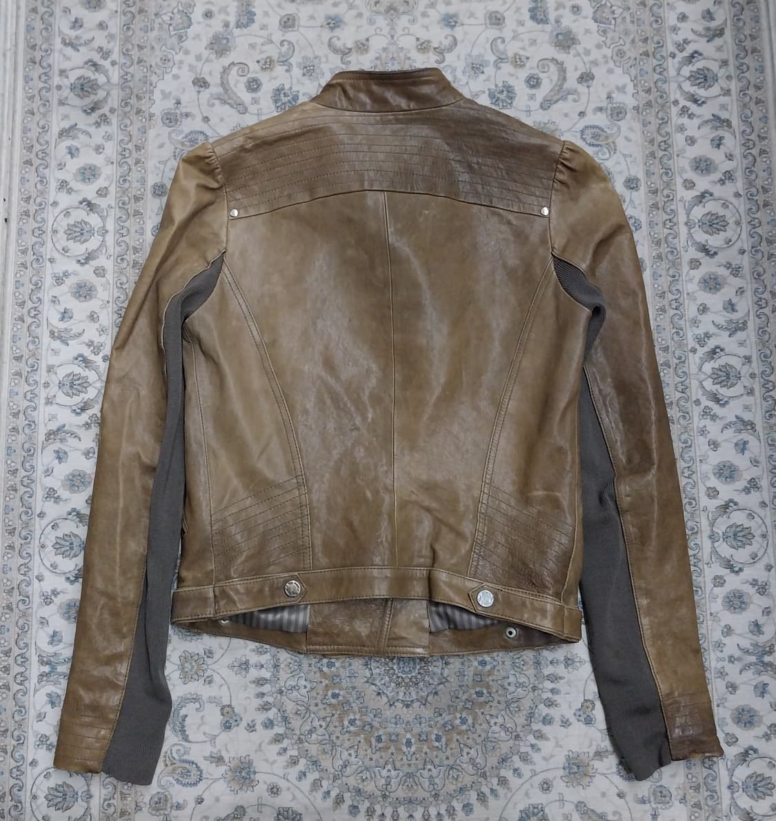 더아이잗 브라운 양가죽 라이더 자켓 상품이미지4