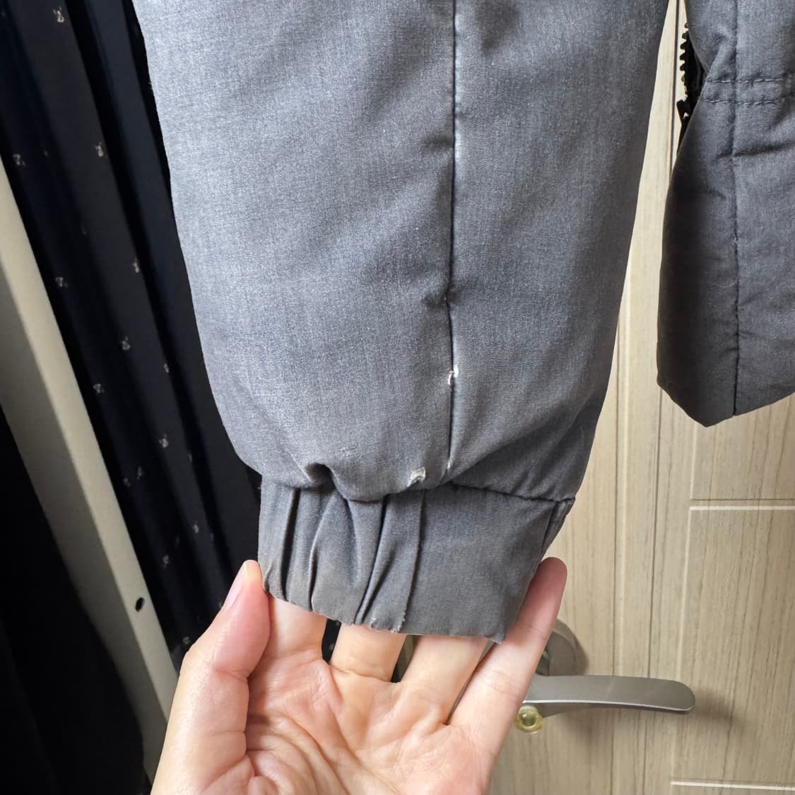 캘빈클라인 숏패딩 그레이 상품이미지10