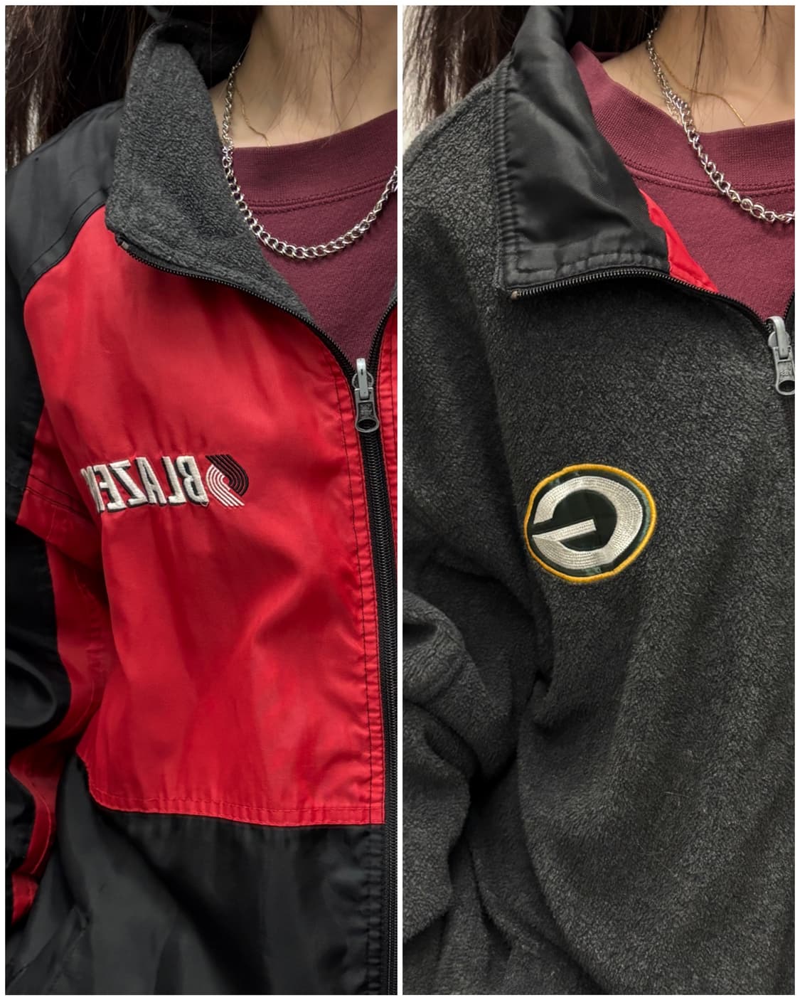 NBA 90s 리버시블 플리스 자켓 상품이미지3