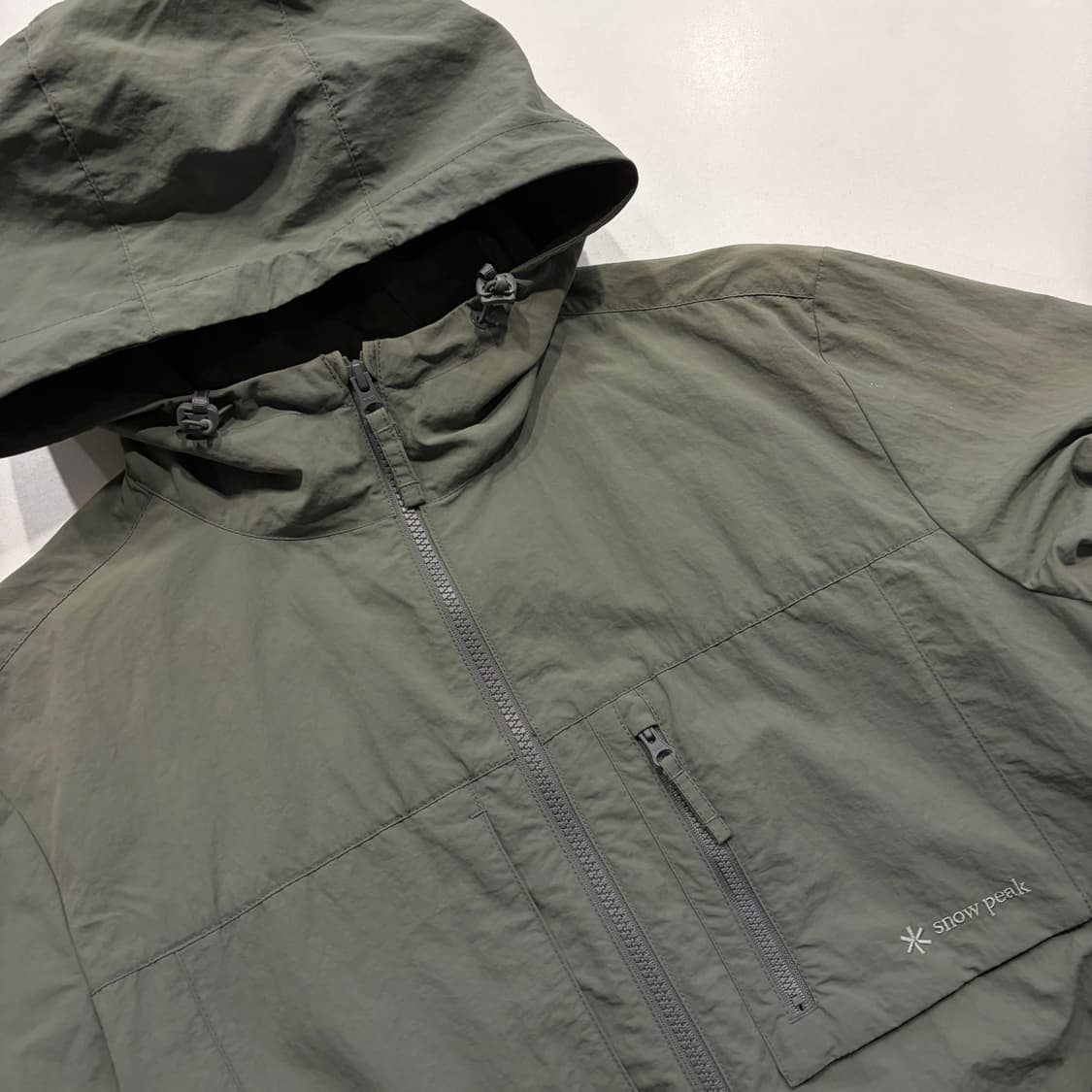[95] 스노우피크 후드 바람막이 자켓 올리브 D106 상품이미지3