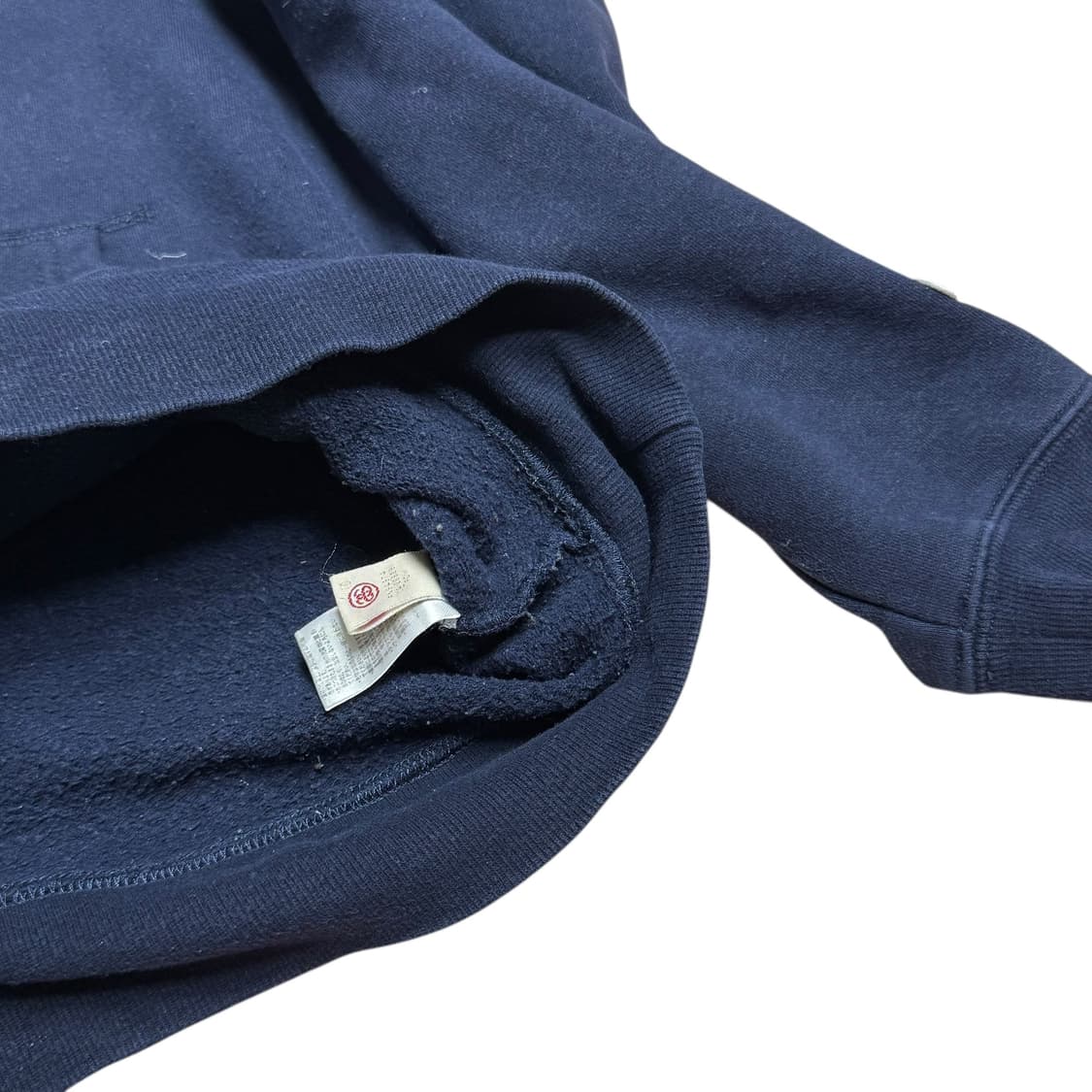 스투시X챔피온 리버스 위브 네이비 후드티 XL 상품이미지6