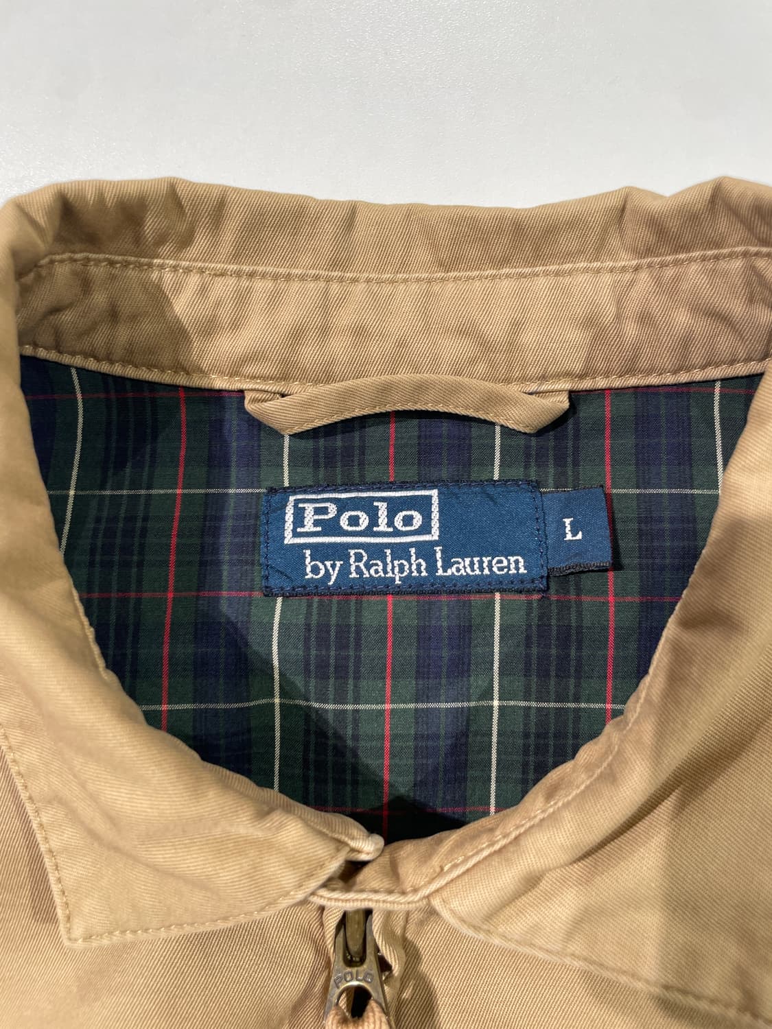 폴로 랄프로렌 라이트 브라운 블랙포니 블루종 자켓 상품이미지7