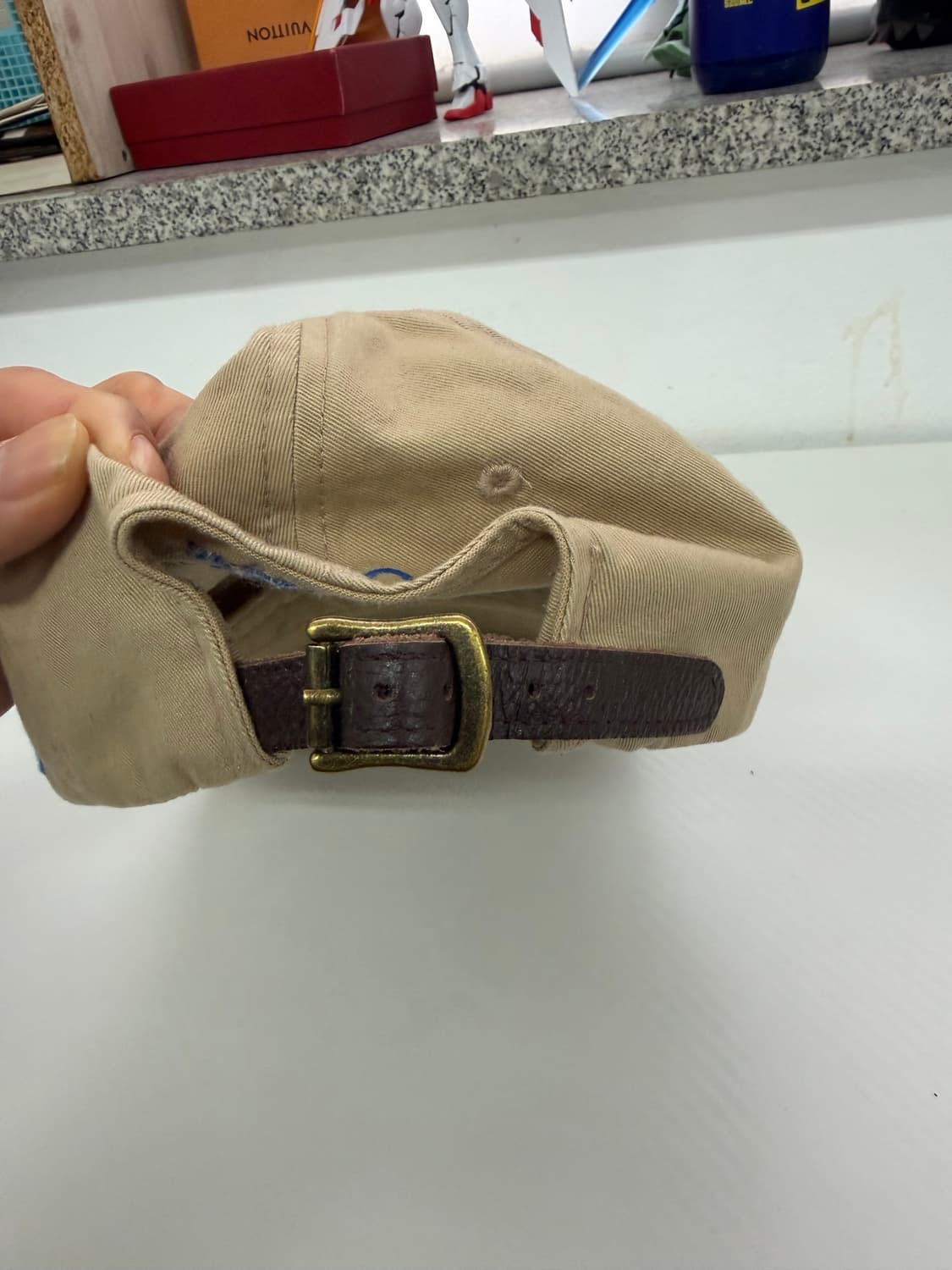 정품) 폴로랄프로렌 베이지 볼캡 모자  상품이미지4