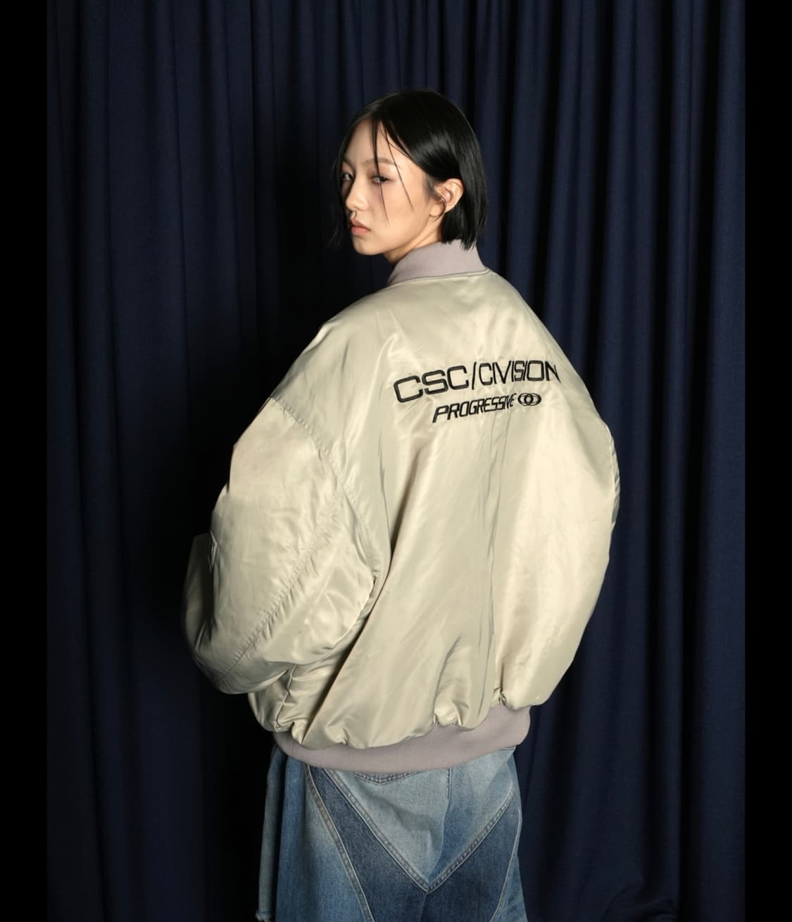 (새상품)씨비전 바이 씨에스티 프로그래시브 붐버자켓 1사이즈 상품이미지2