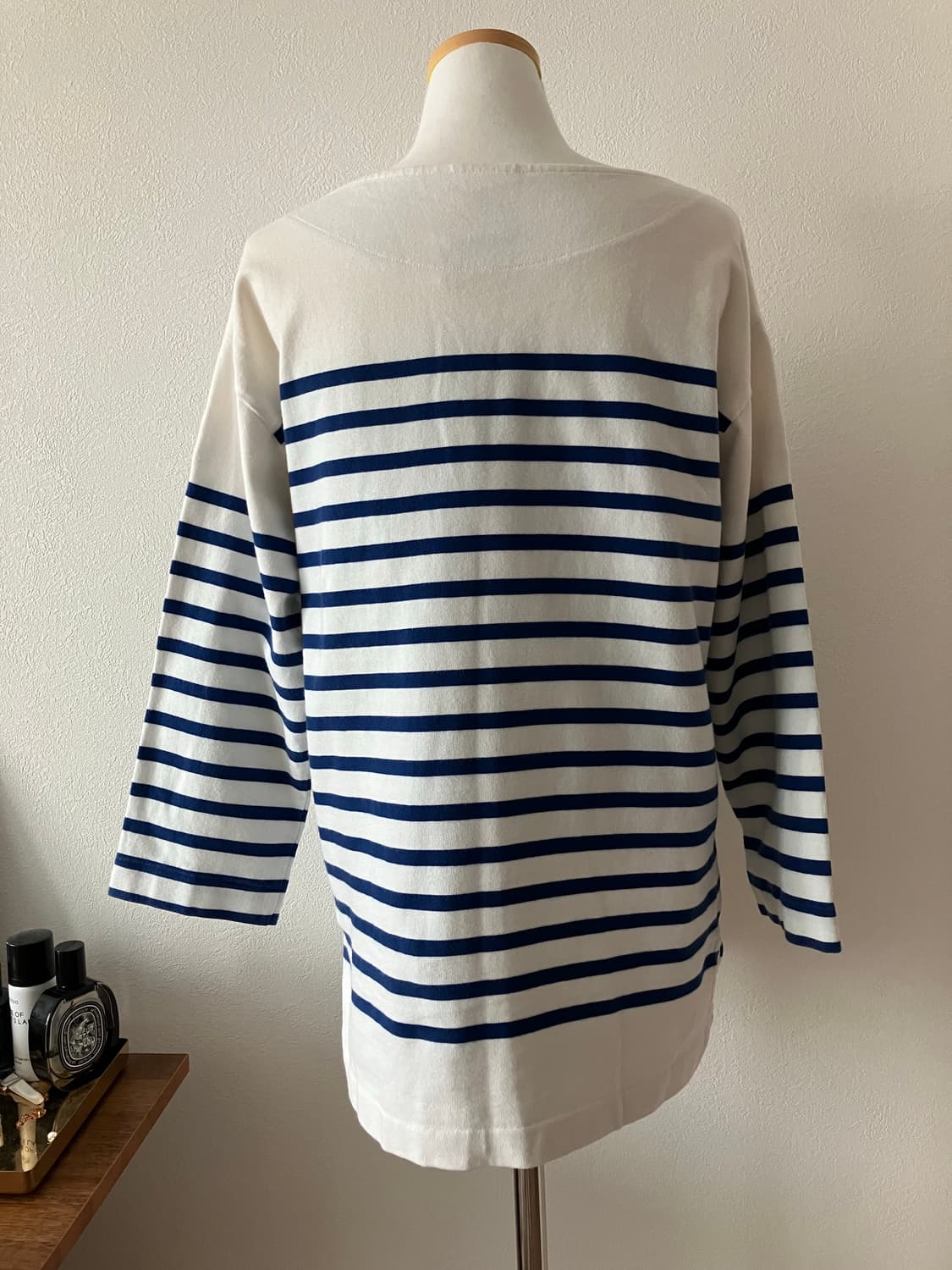 럭키슈에뜨 보트넥티셔츠 면 100% 스트라이프티셔츠 상품이미지3