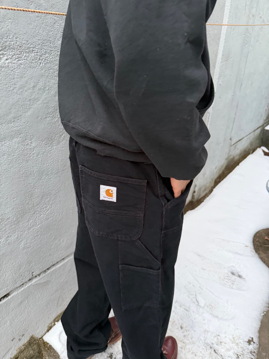 칼하트 더블니 워크팬츠 상품이미지5