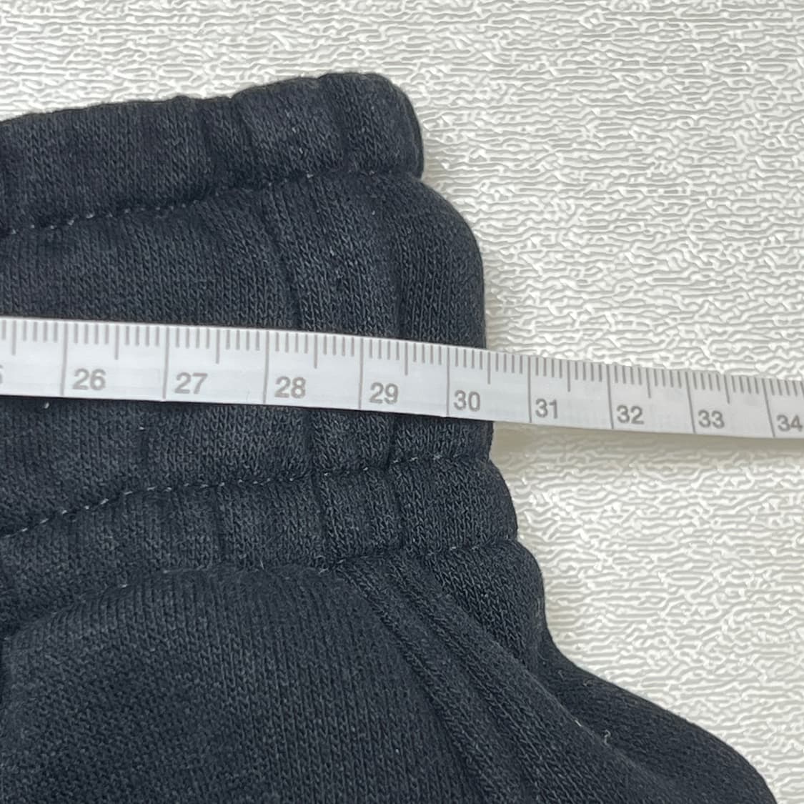 GU 지유 검정 스웨트 팬츠 배럴 레그 팬츠 조거 상품이미지8