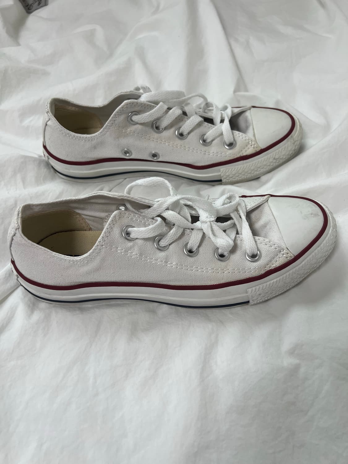 컨버스 올스타 로우 화이트 230mm 상품이미지4