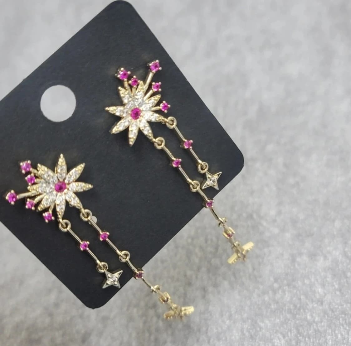pave drop earrings 상품이미지3