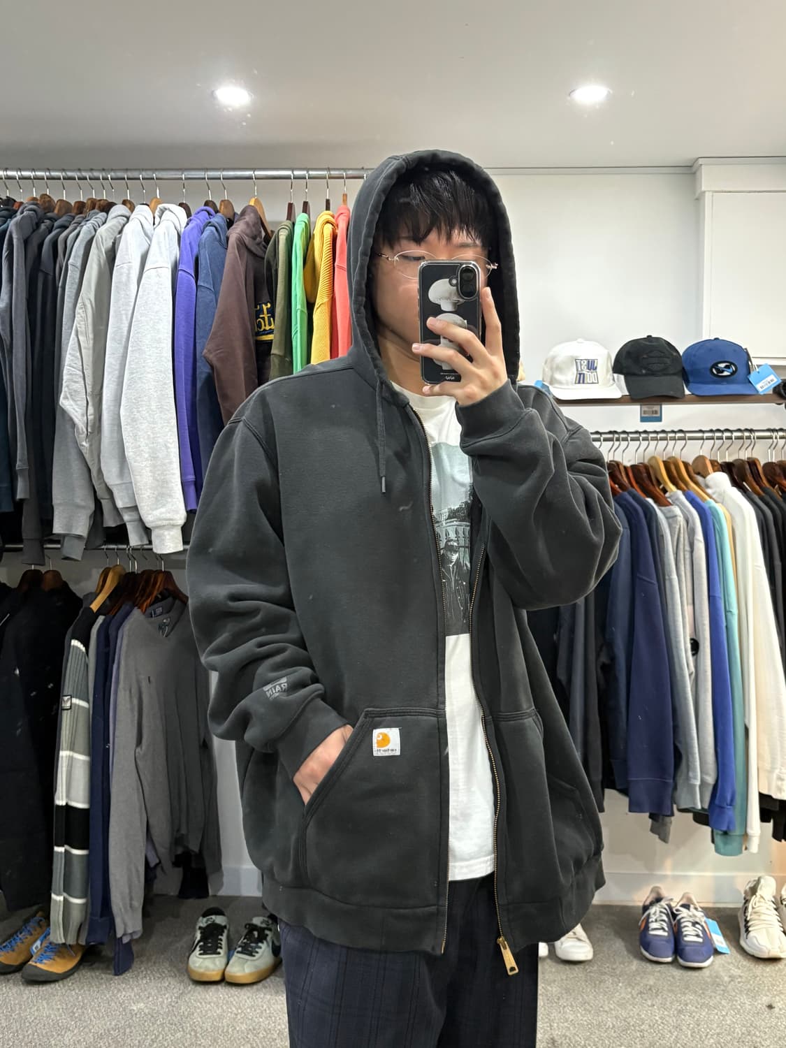 칼하트 써멀 후드집업 상품이미지8