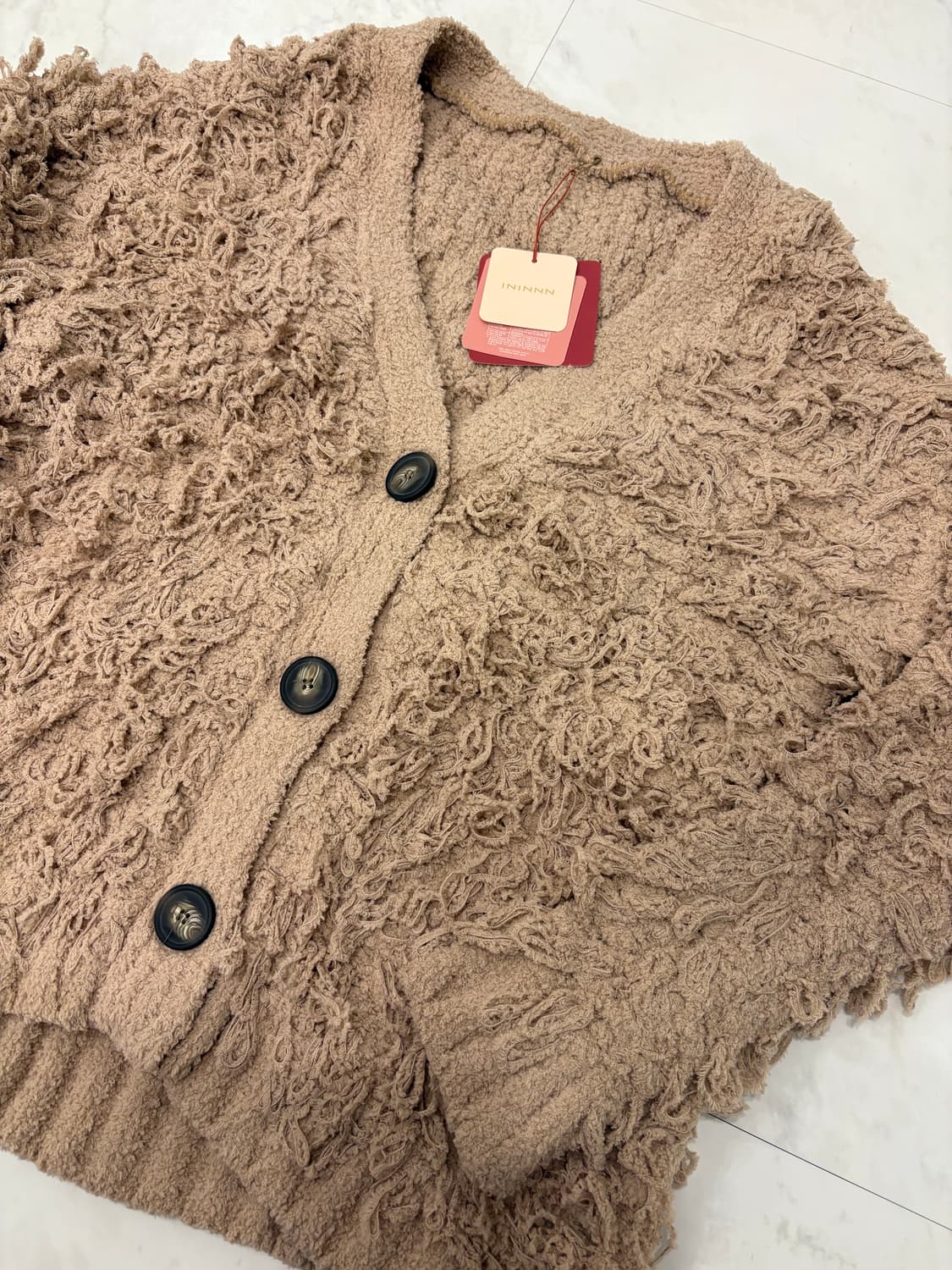 베이지부클가디건 상품이미지2