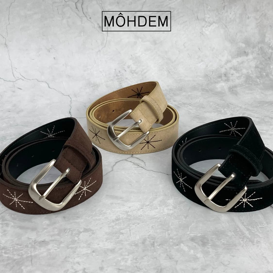 [Unisex] 샤이닝 자수 벨트 3컬러 상품이미지8