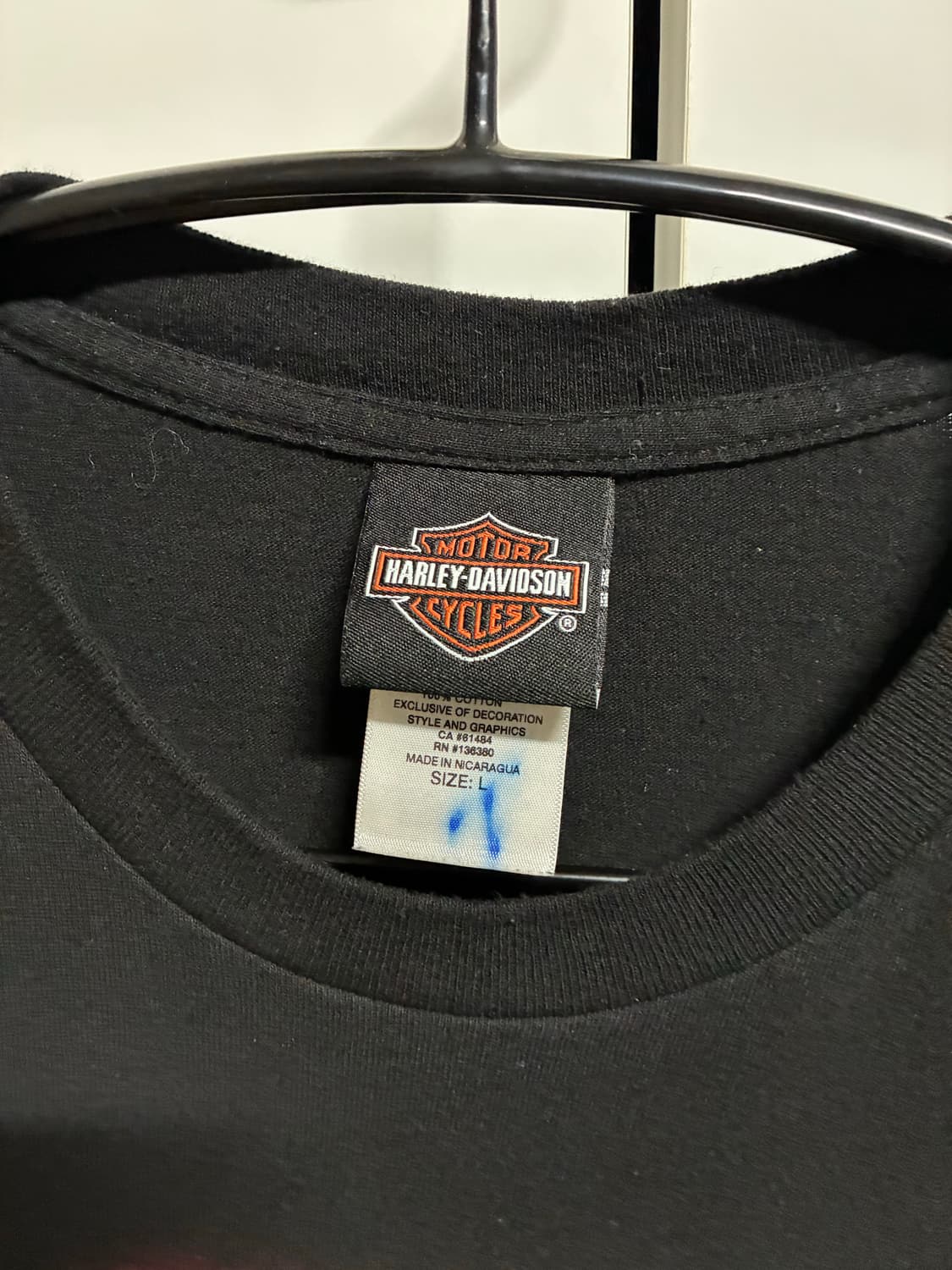 [새상품] 할리데이비슨 반팔티 L/100 상품이미지3