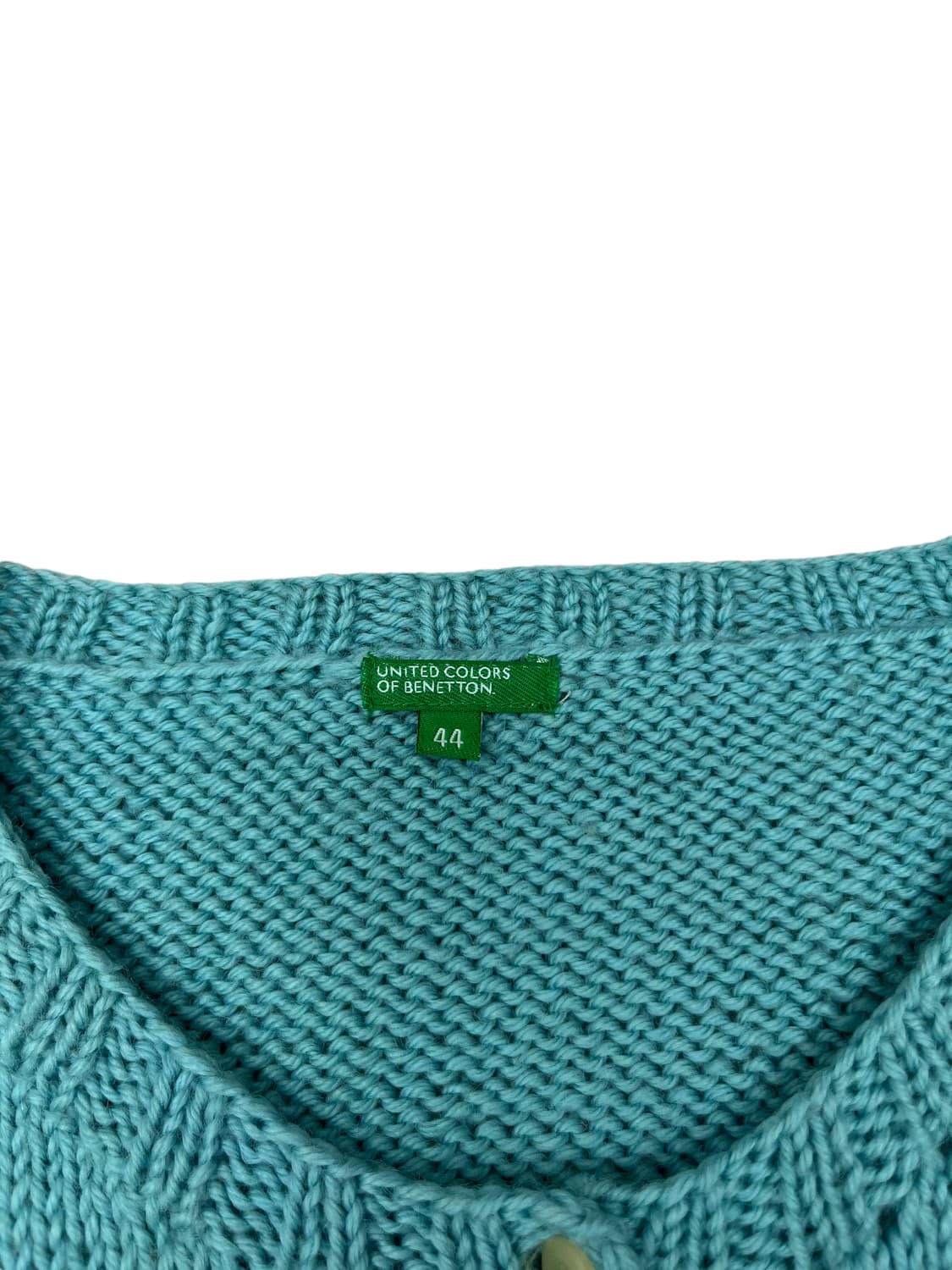 [44] 베네통 그림 자수 울 니트 가디건 상품이미지4