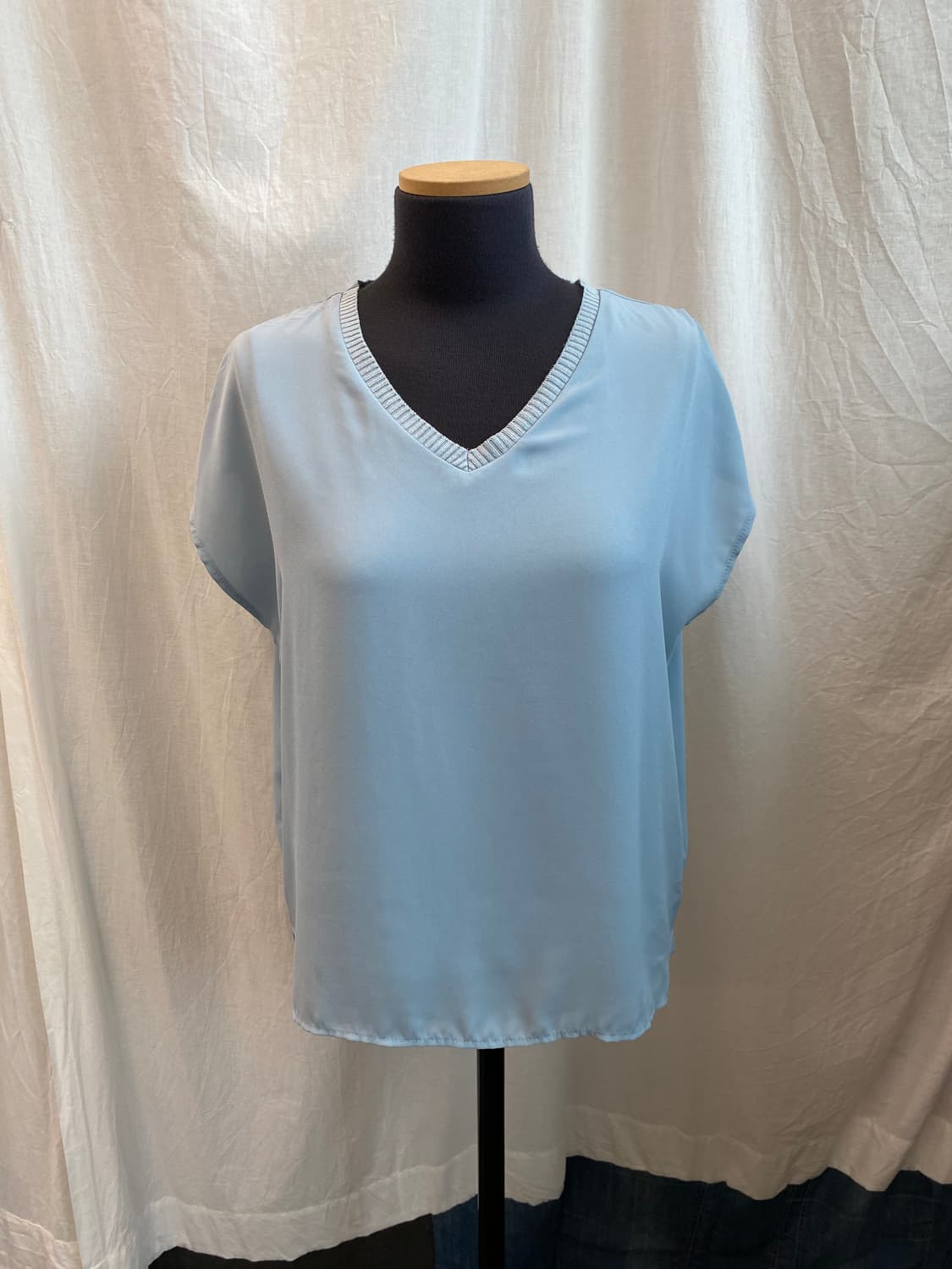 ELLE 스카이블루 민소매블라우스(M) 상품이미지2