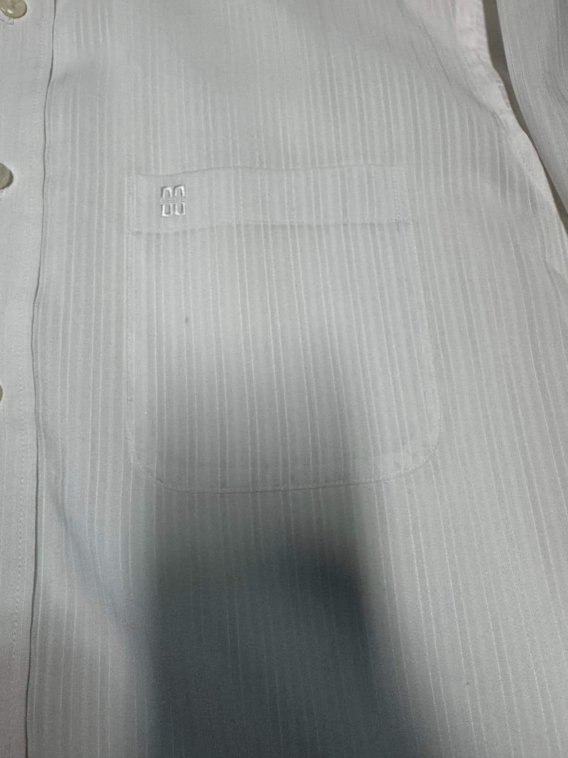 닥스 화이트 스트라이프 긴팔 정장 셔츠 L 상품이미지5