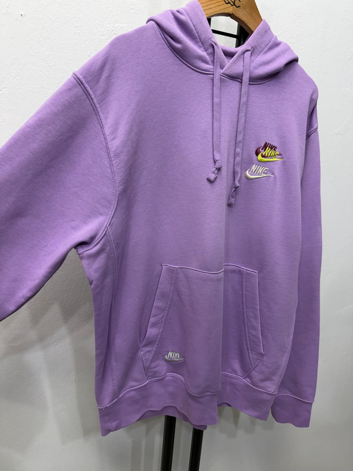 정품) 나이키 더블 스우시 후드티 퍼플 M 상품이미지2