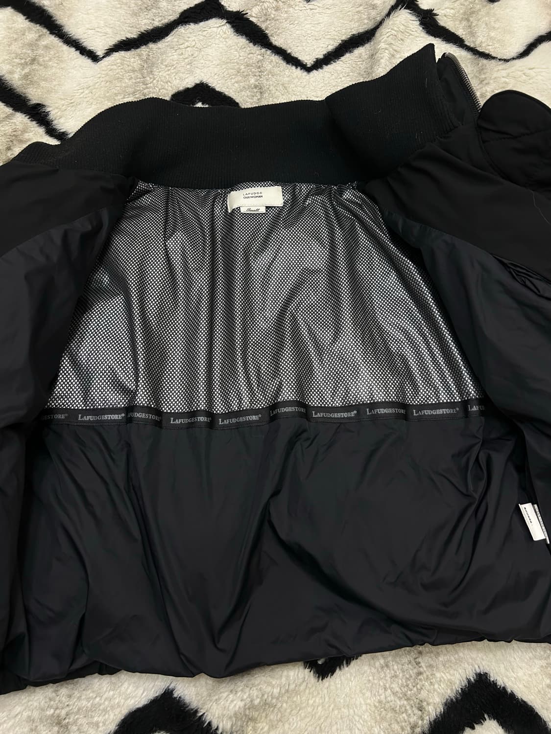 [S]라퍼지 포 우먼 덕다운 숏 패딩/블랙 상품이미지3