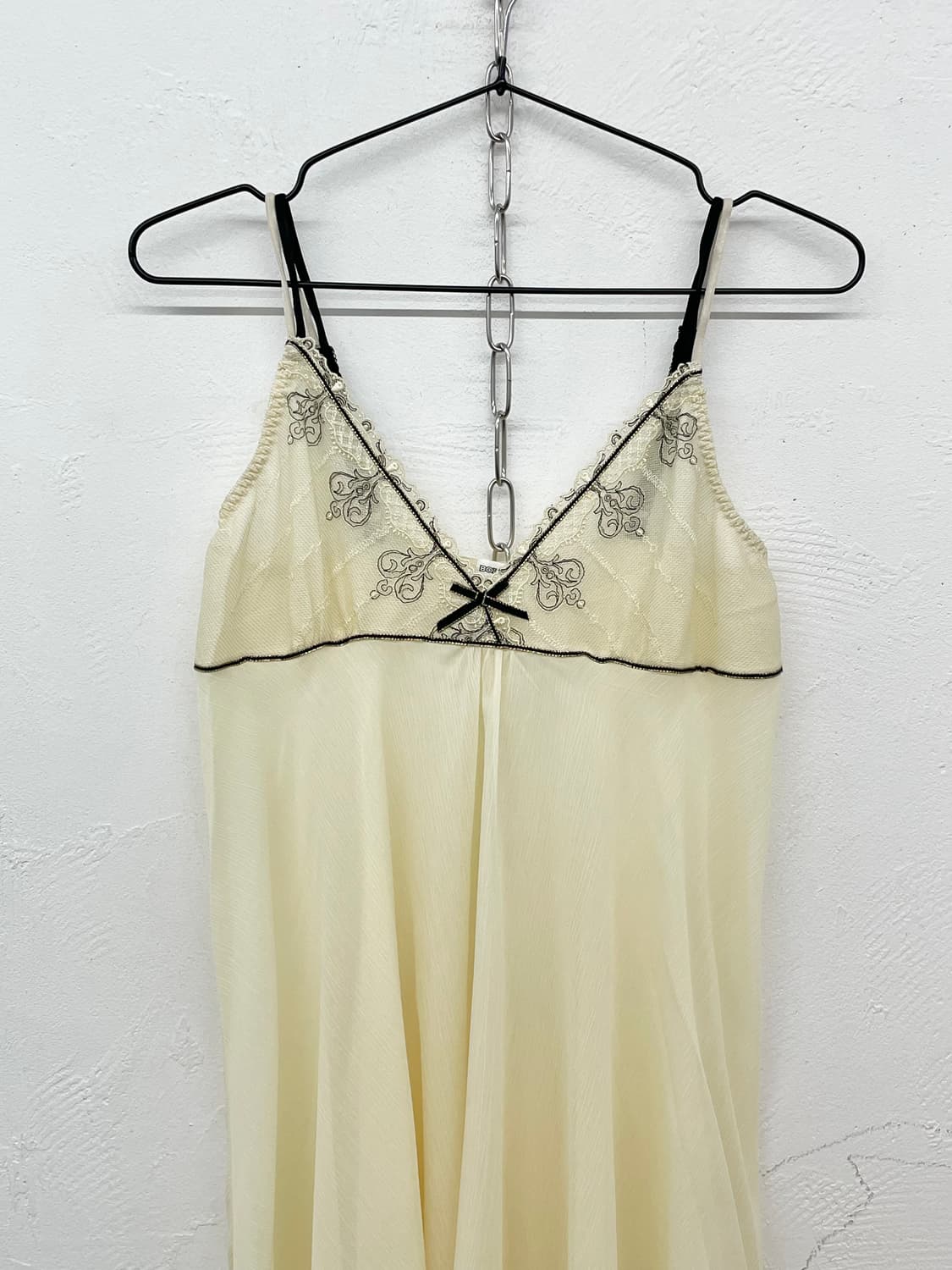 아이보리 시어 자수 슬립 상품이미지5