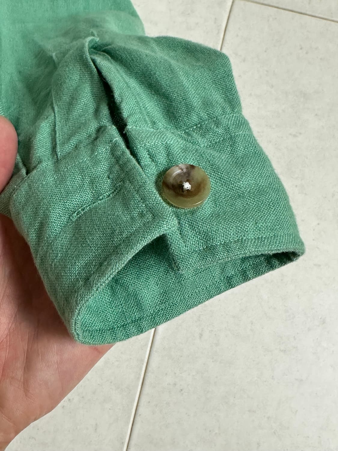 드레익스 x 카멜 린넨 오버 셔츠 M 상품이미지6