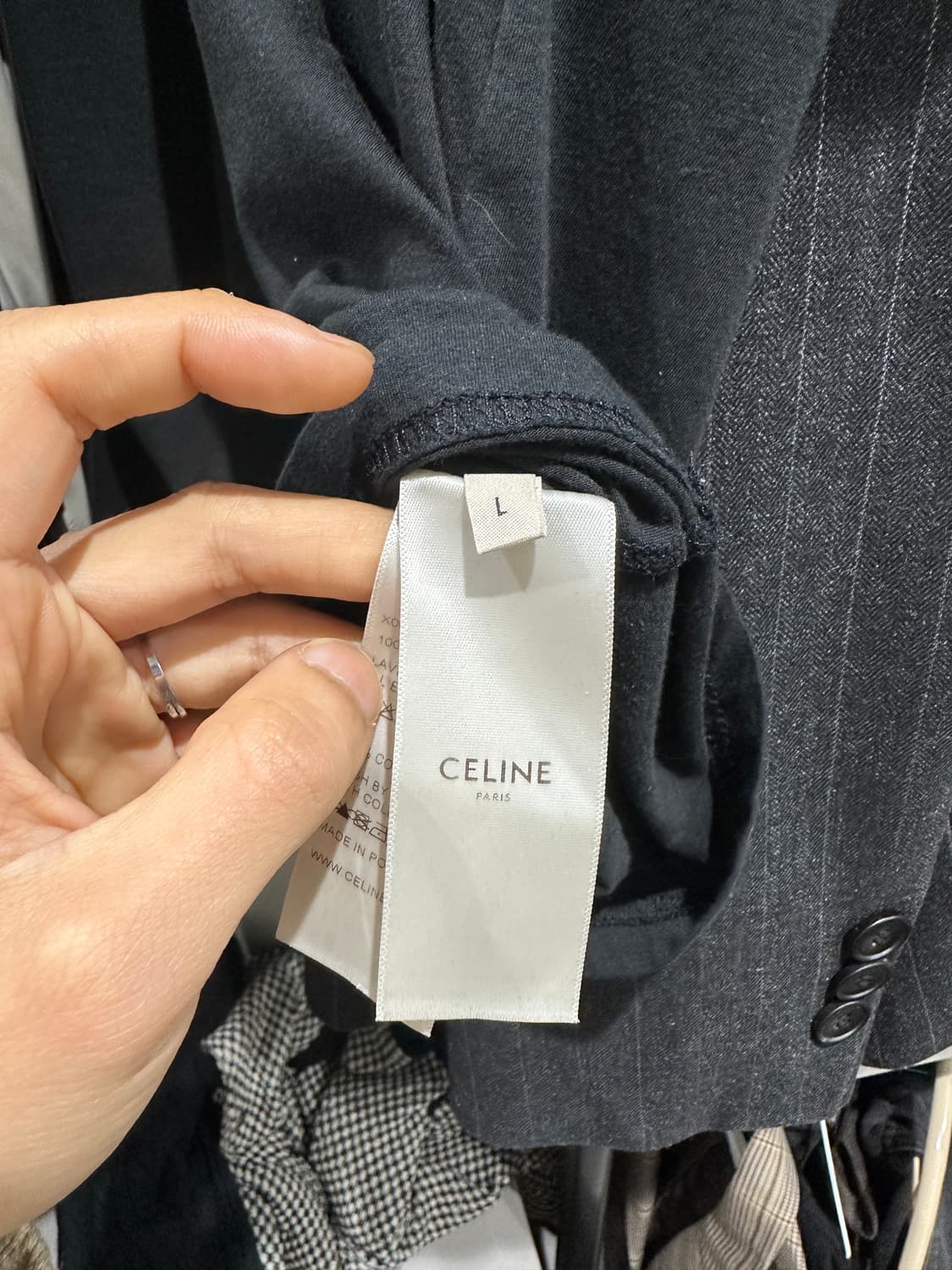 셀린느 로고 티셔츠 L 상품이미지2