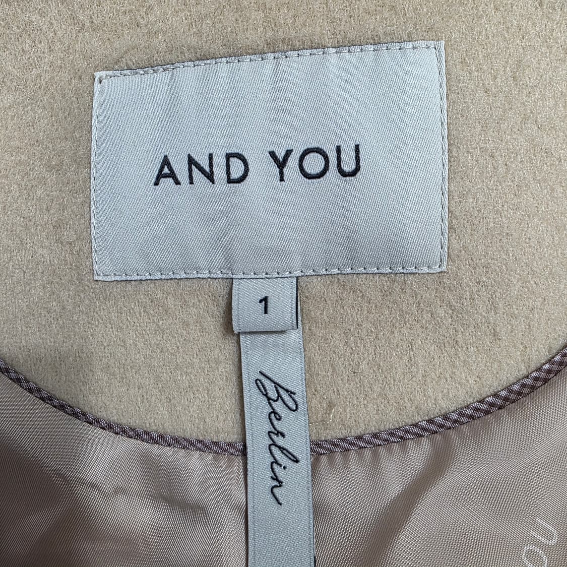 1753 [앤드유] and you 후드 포켓 집업 코트 상품이미지7